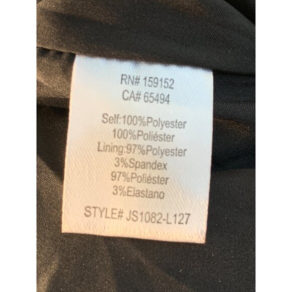 BTFL-Life Black Sequin Wide-Leg Jumpsuit M Poof Sleeves Fully Lined RV10313 NWT - Picture 6 of 15